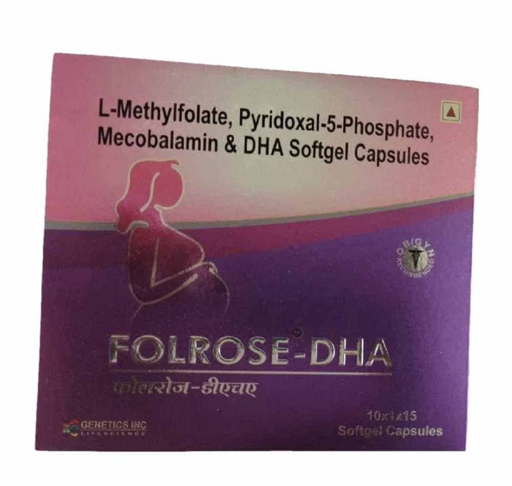 FOLROSE DHA CAP 15`S