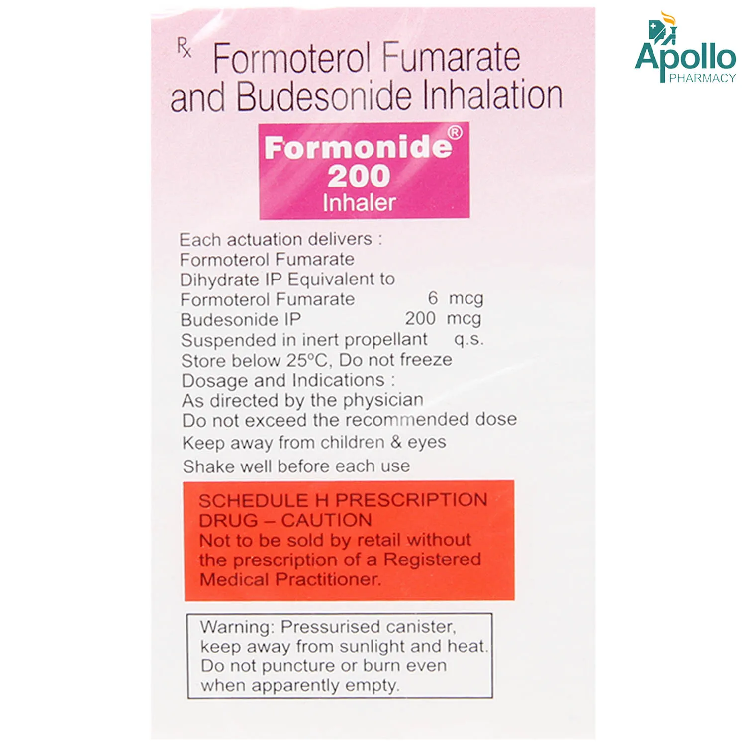Fomtide 200 Inhaler (120 MDI)