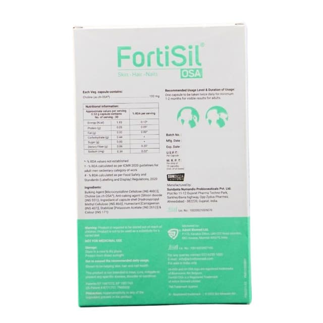Fortisil Osa Cap