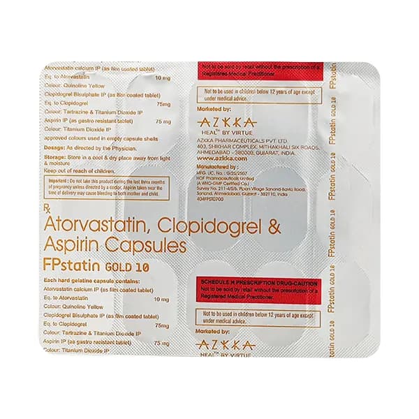 FPSTATIN GOLD 10 CAP