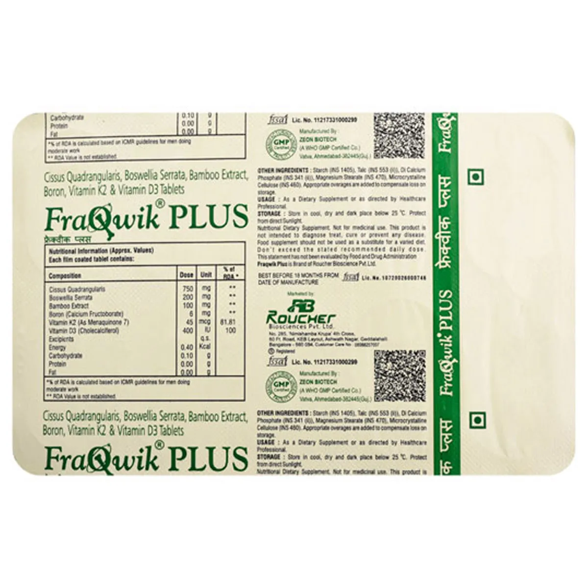 FRAQWIK PLUS TAB