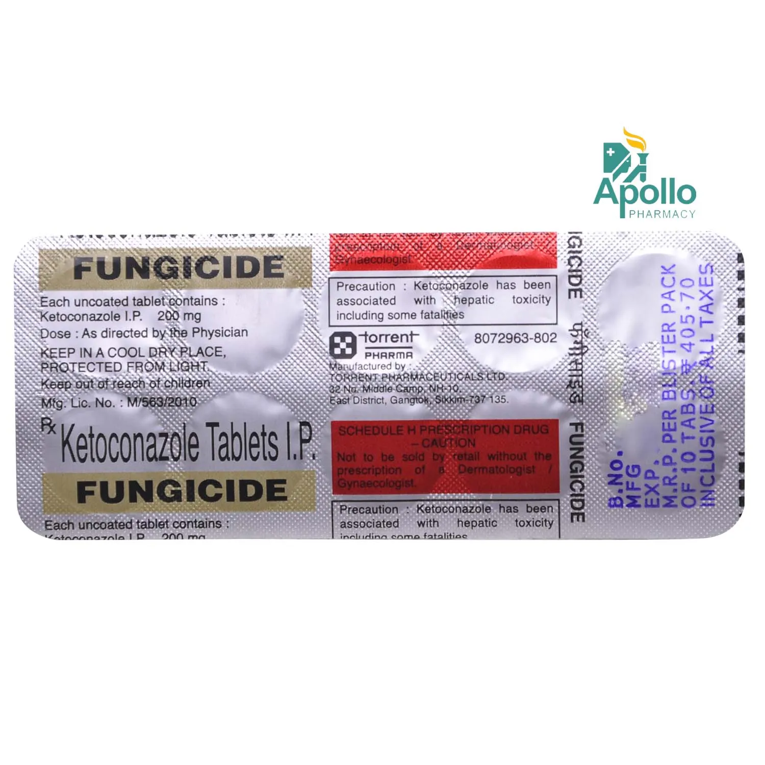 FUNGICIDE TAB 10`S