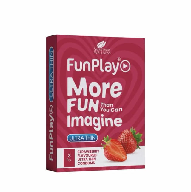 Funplay Condom Ultrathin Strawberry 3S