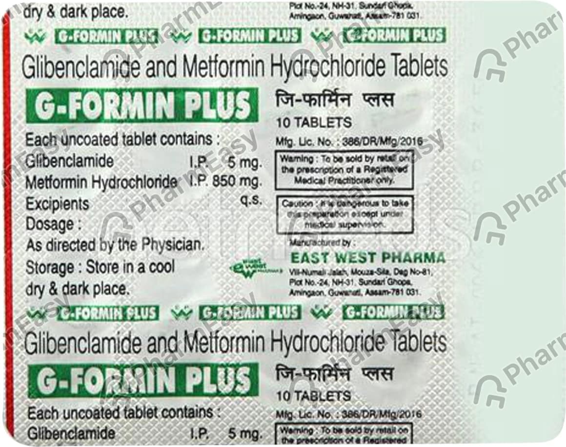 G FORMIN PLUS TAB