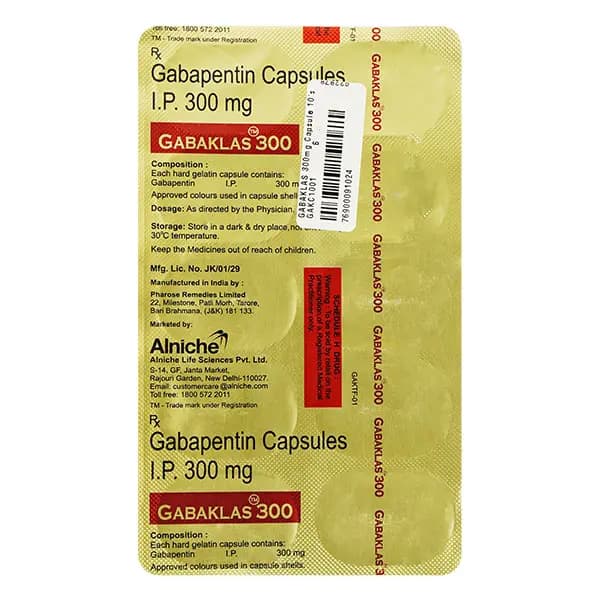 GABAKLAS 300 CAP