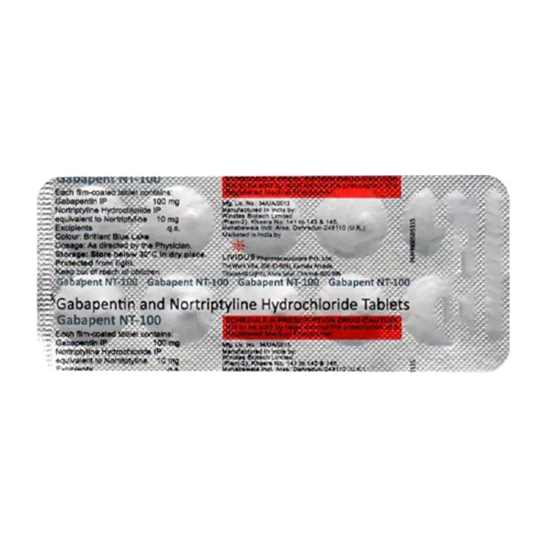 GABAPENT NT-100 TAB