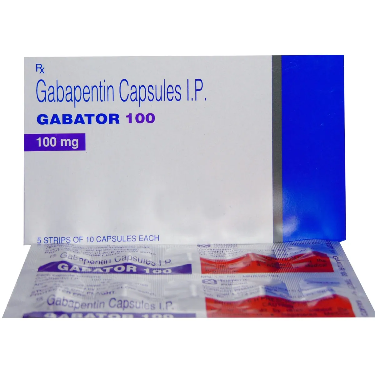 GABATOR 100MG CAP 10`S