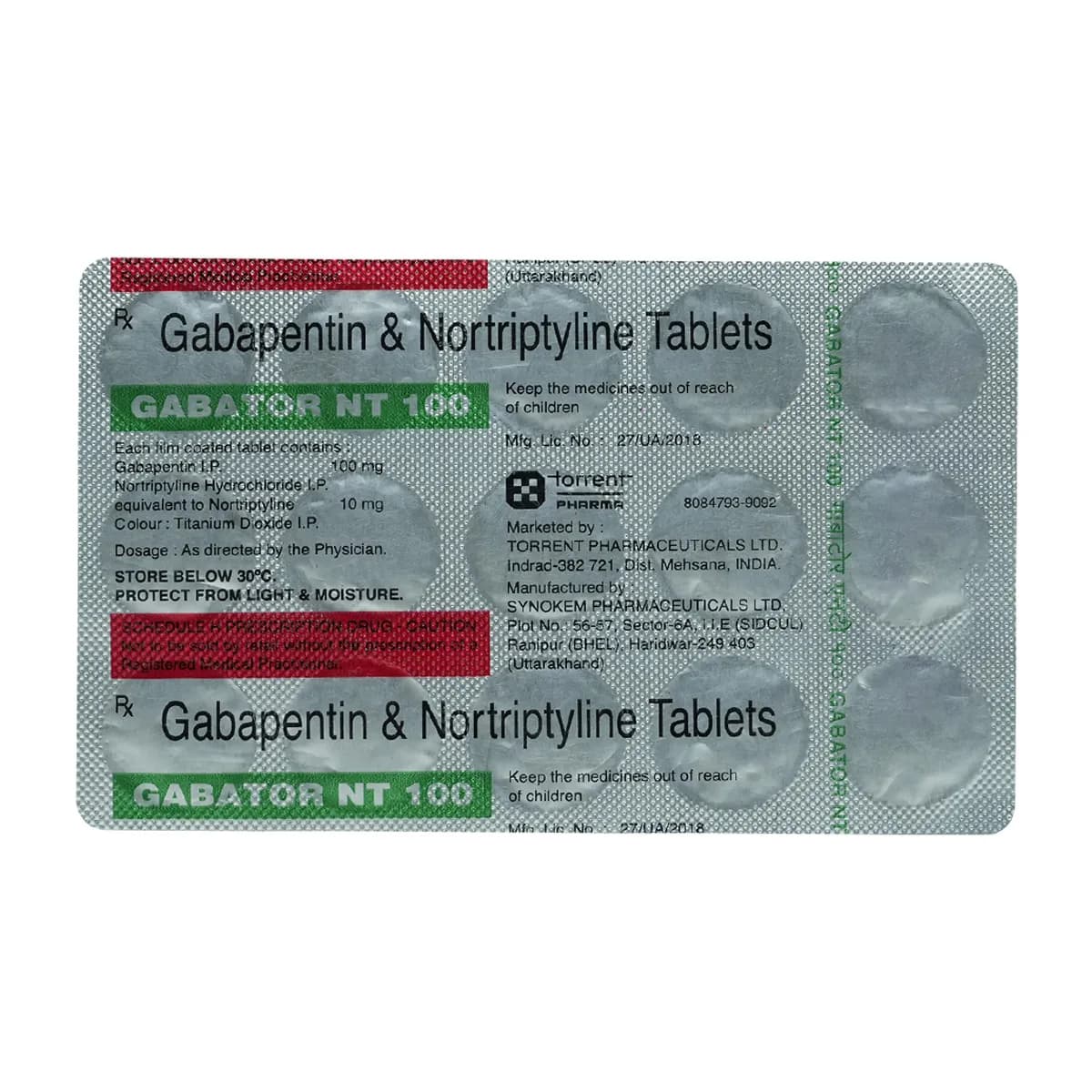 GABATOR NT 100 TAB