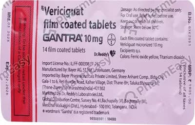 GANTRA 10MG TAB
