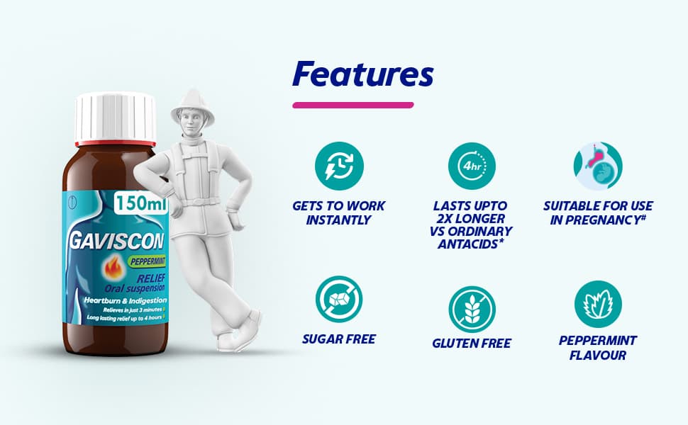 GAVISCON LIQ PEPPERMINT