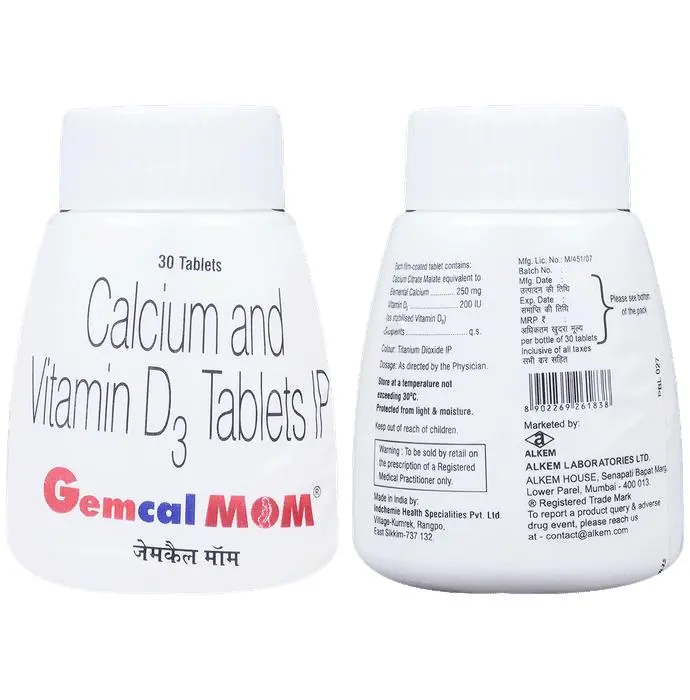 GEMCAL MOM TABS