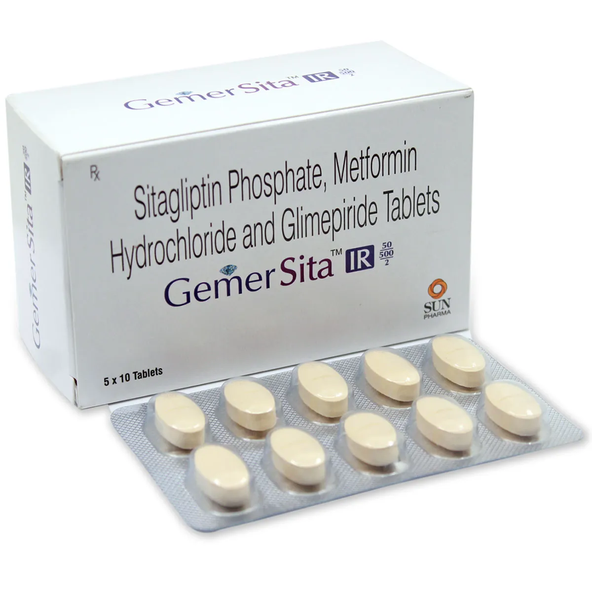 GEMER SITA IR 50/500/2MG TAB