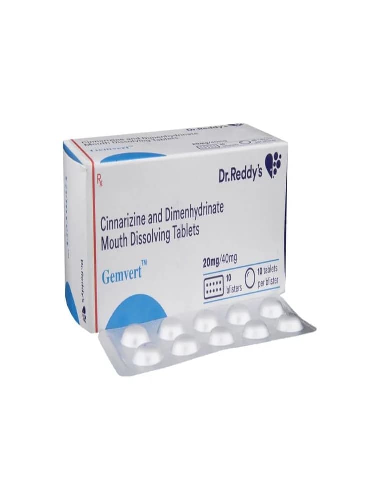 GEMVERT 20/40MG TAB