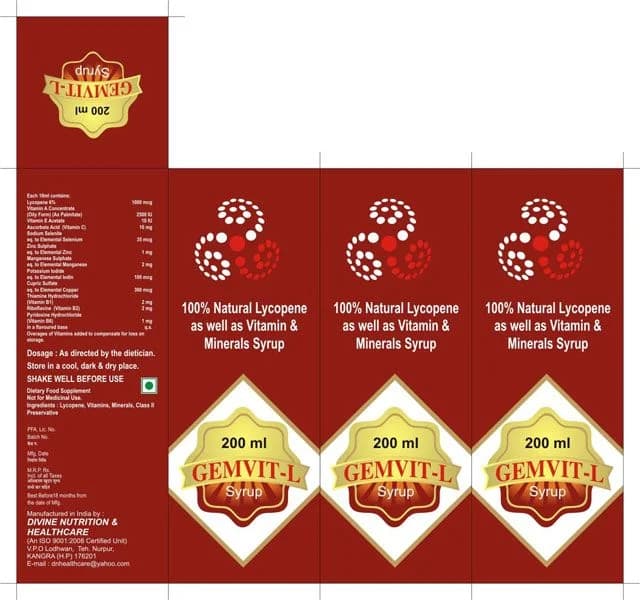 GEMVIT SYRUP