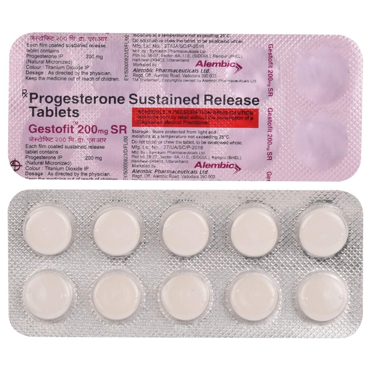 GESTGOLD SR 200MG TAB