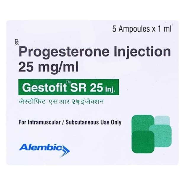 GESTOFIT SR 25MG INJ