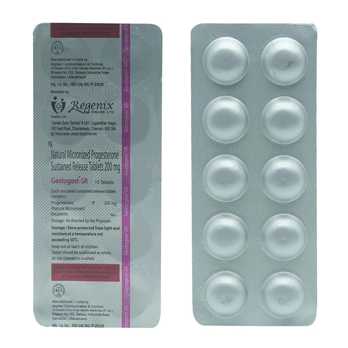 GESTOGEST 100 CAP 10`S