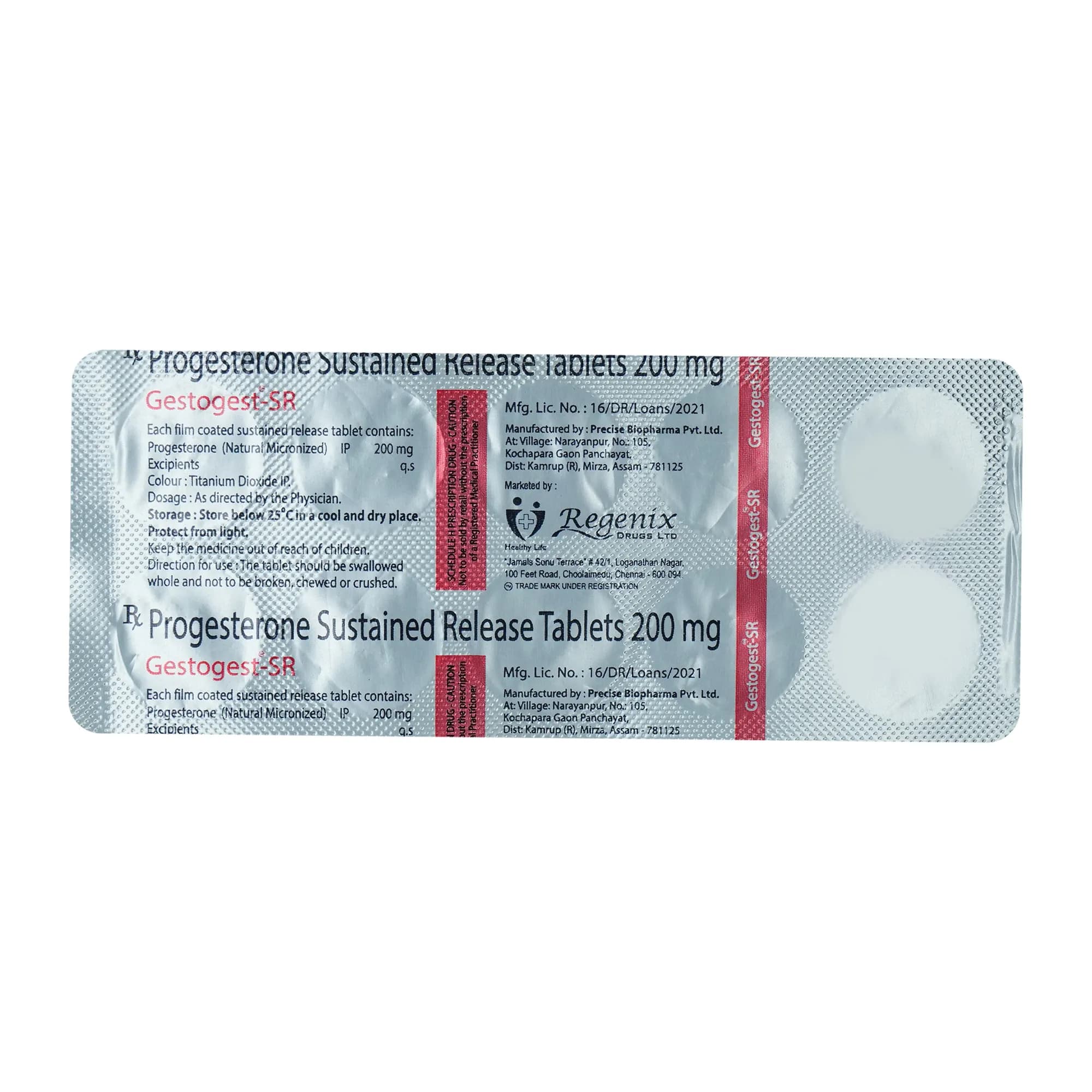 GESTOGEST 200 CAP 10`S