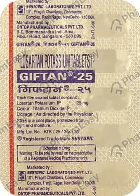 GIFTAN 25MG