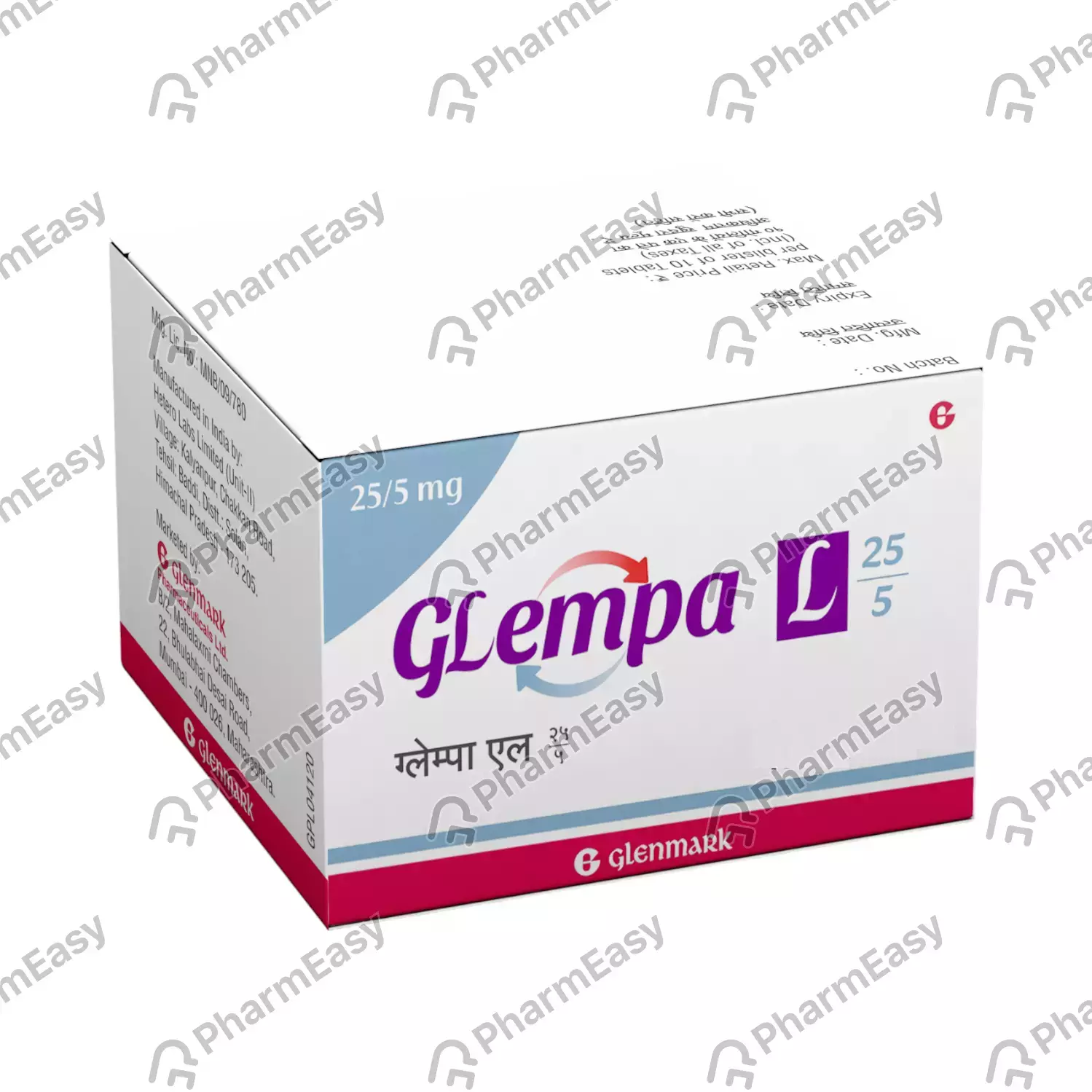GLEMPA L 25/5MG TAB