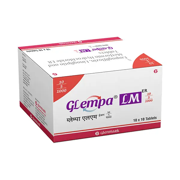 GLEMPA LM ER 10/5/1000MG TAB