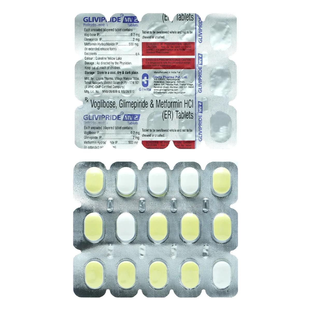 GLIDOT MV2 TAB 15`S
