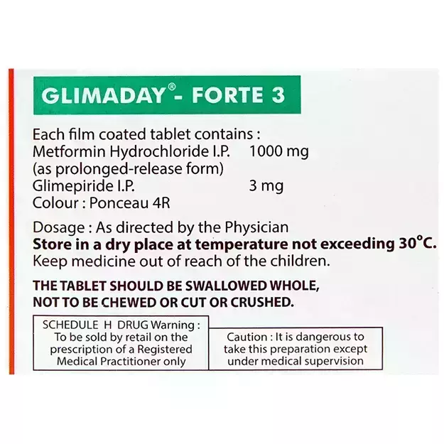 GLIMADAY FORTE 3 TAB