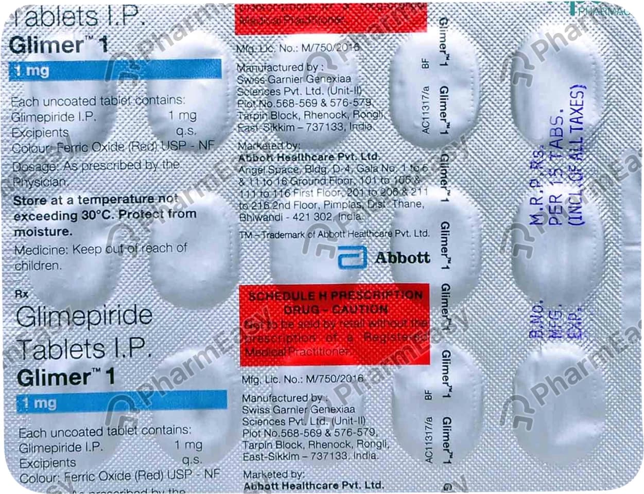 GLIMER 1MG