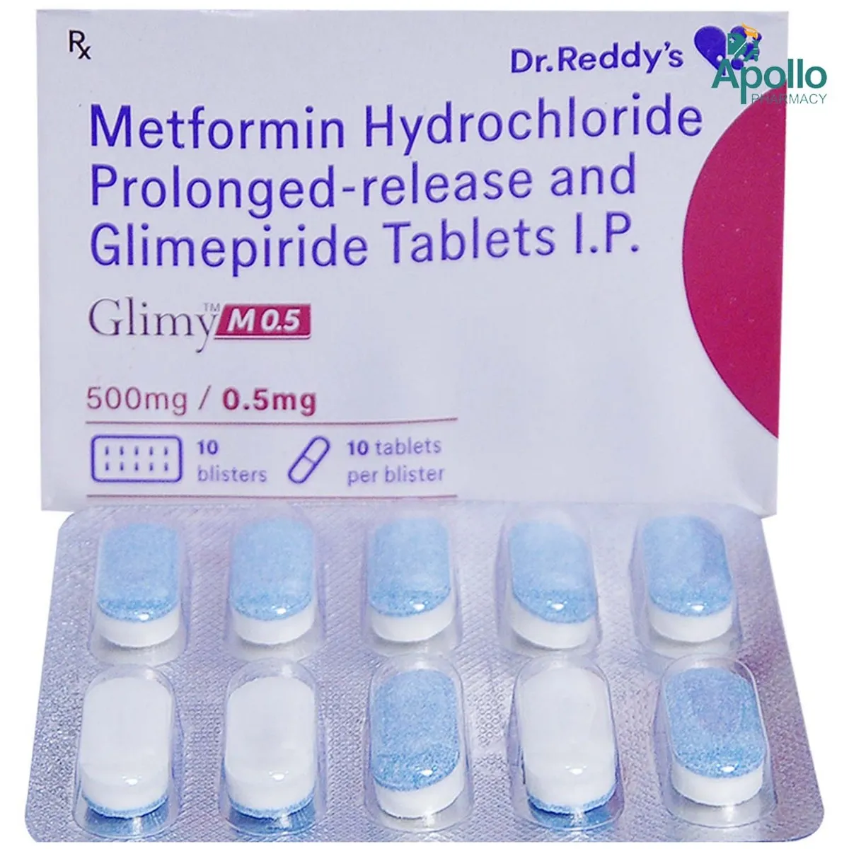 GLIMER M 0.5 TAB