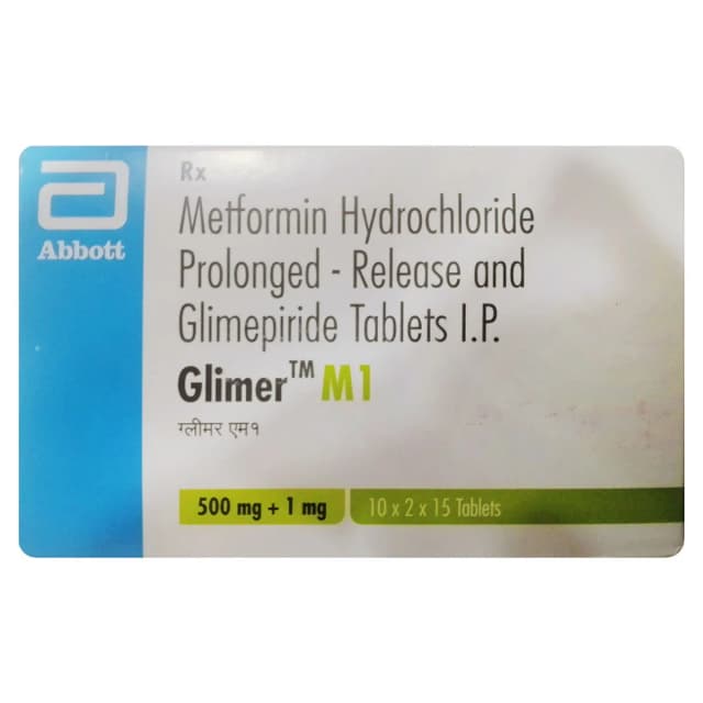 Glimer M 1 Forte Tab