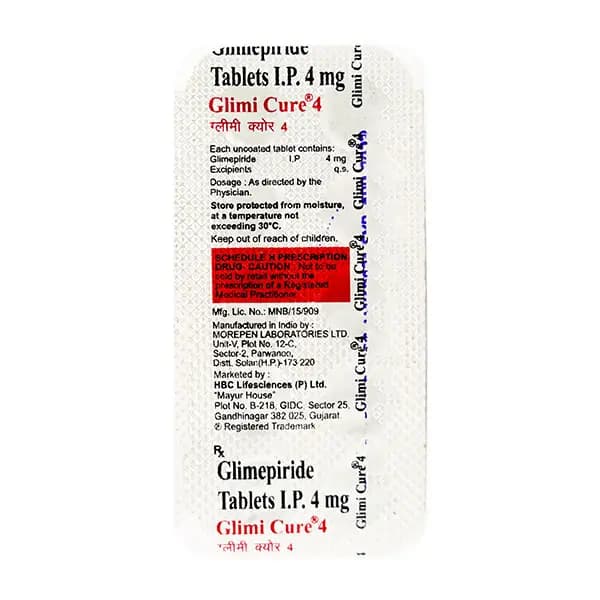GLIMICURE 4 TAB