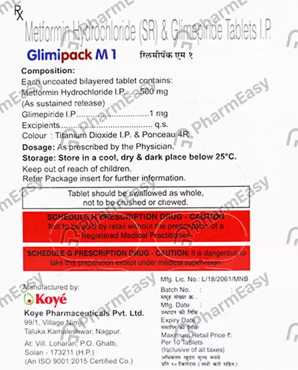 GLIMIPACK M 1