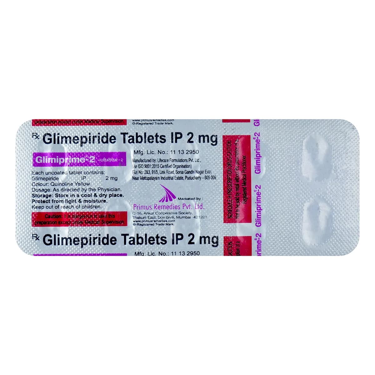 GLIMIPRIME DM2 TAB