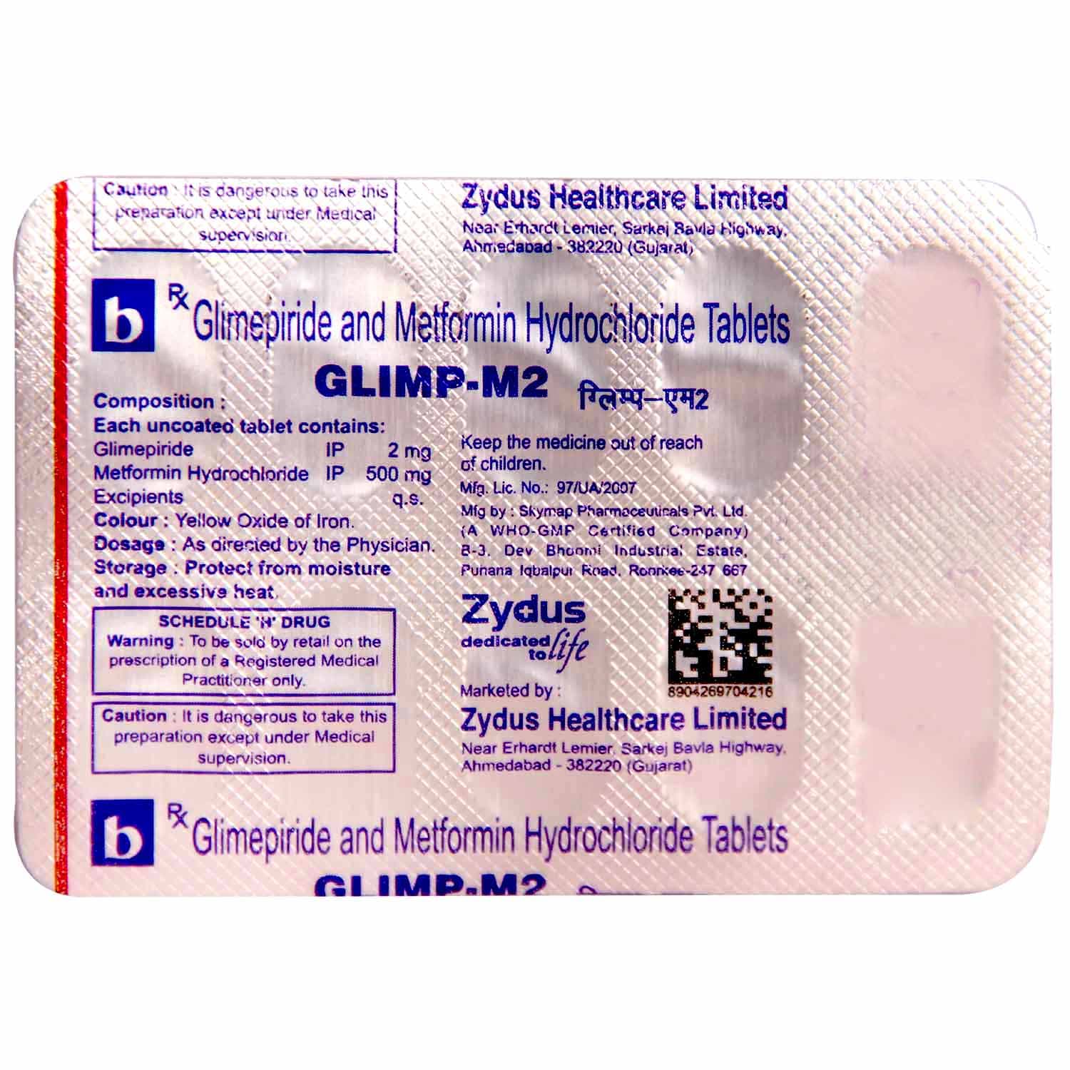 GLIMP M2 TAB 10`S