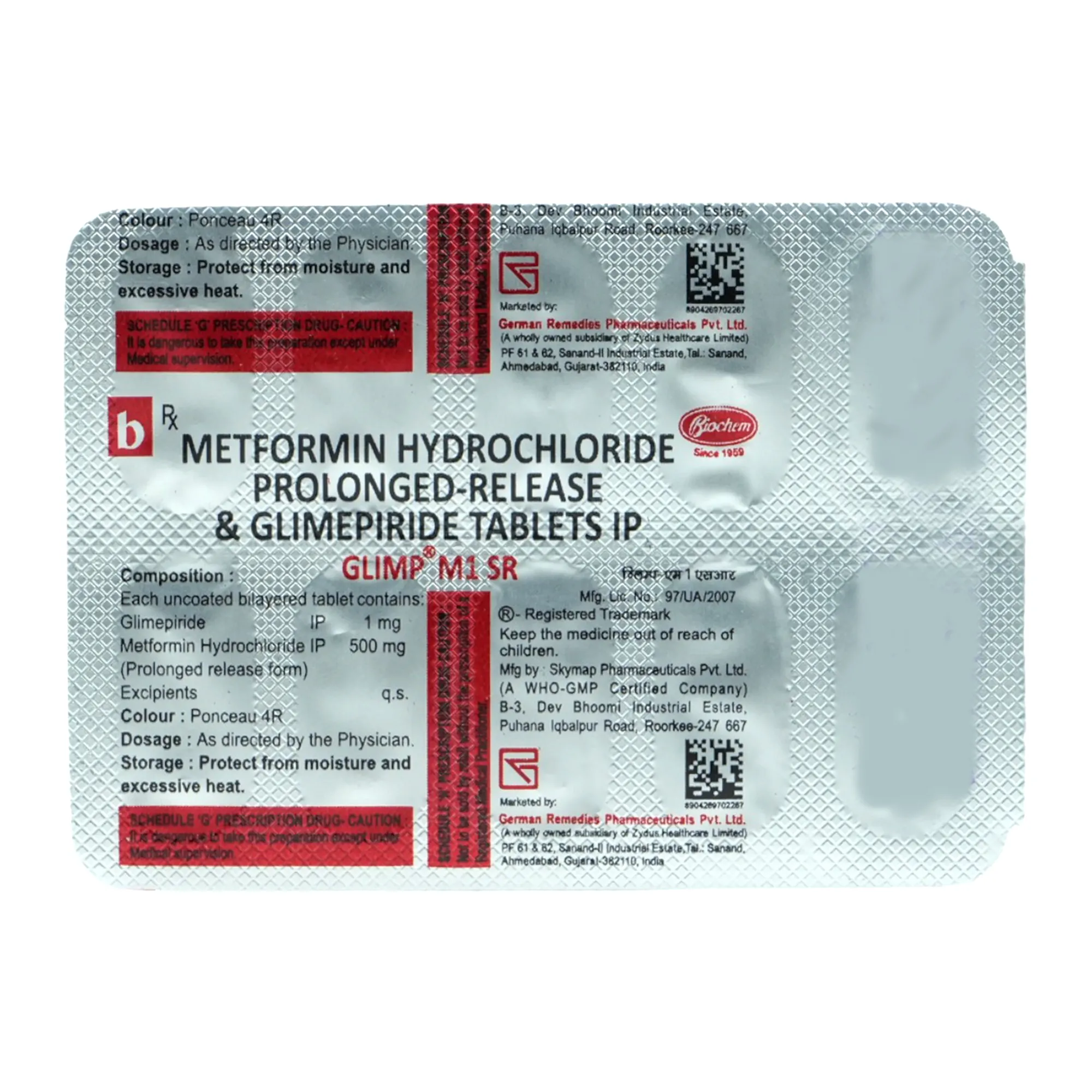 GLIMTROL M1 TAB 10`S