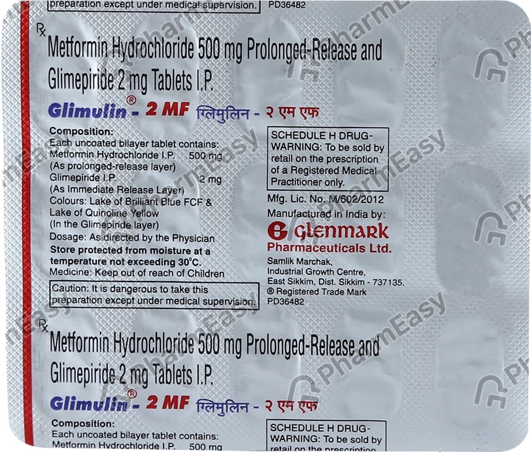 GLIMULIN 2MF FORTE 15`S