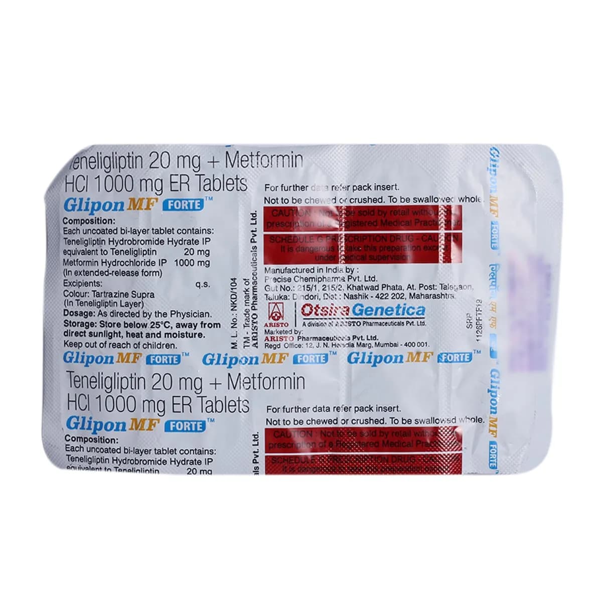 GLIPON MF FORTE TAB