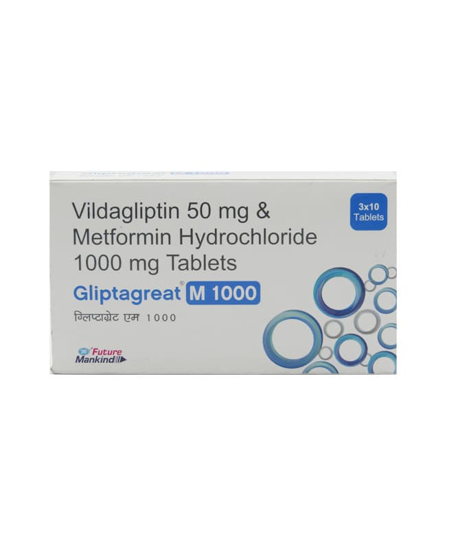 GLIPTAGREAT M 1000MG TAB