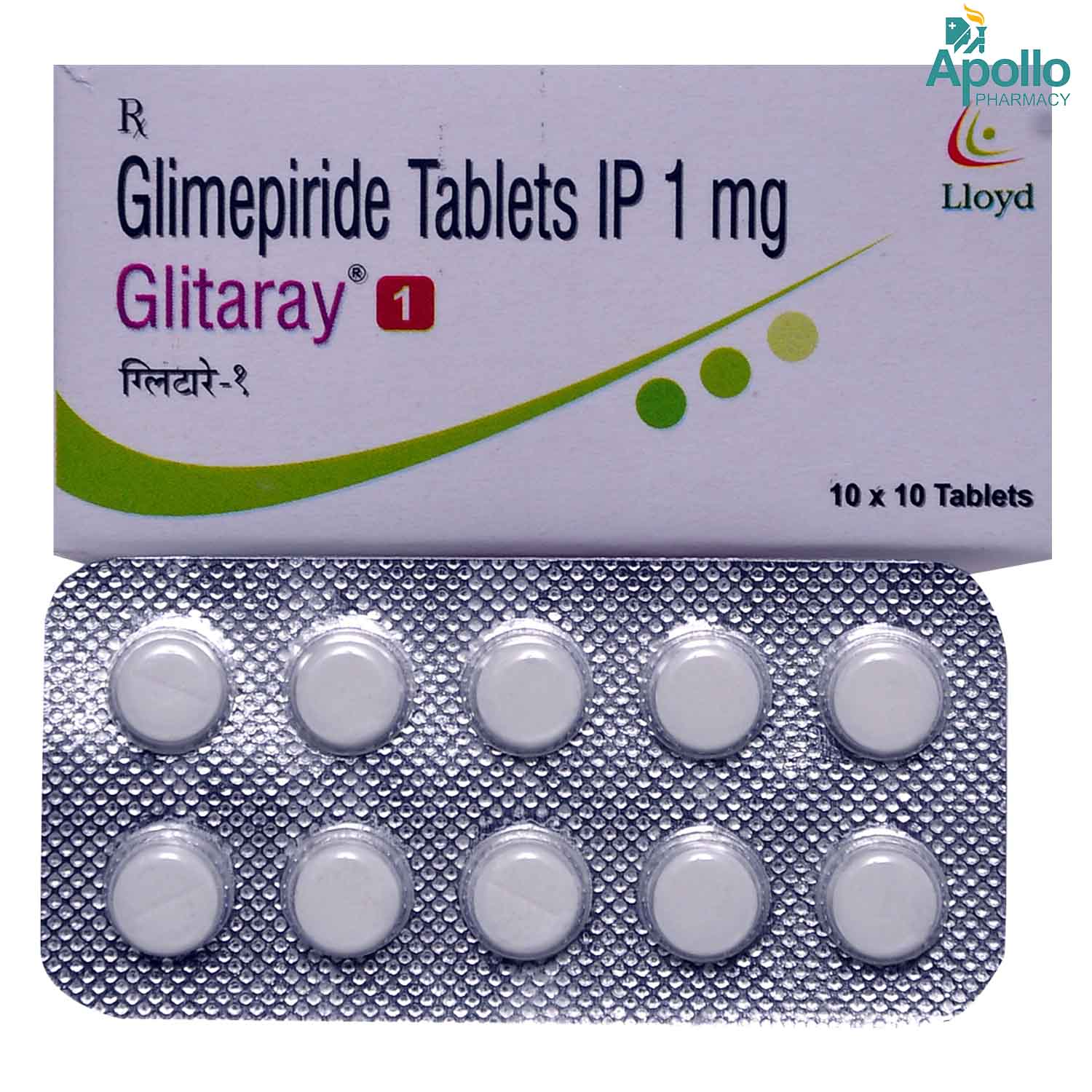 GLITARAY 1MG TAB