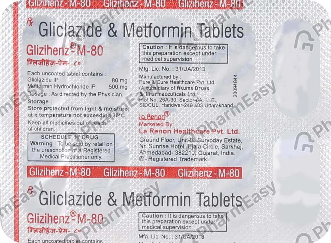 GLIZIHENZ M 80 TAB