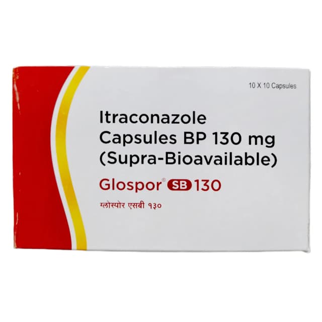 Glospor Sb 130MG Cap 10S