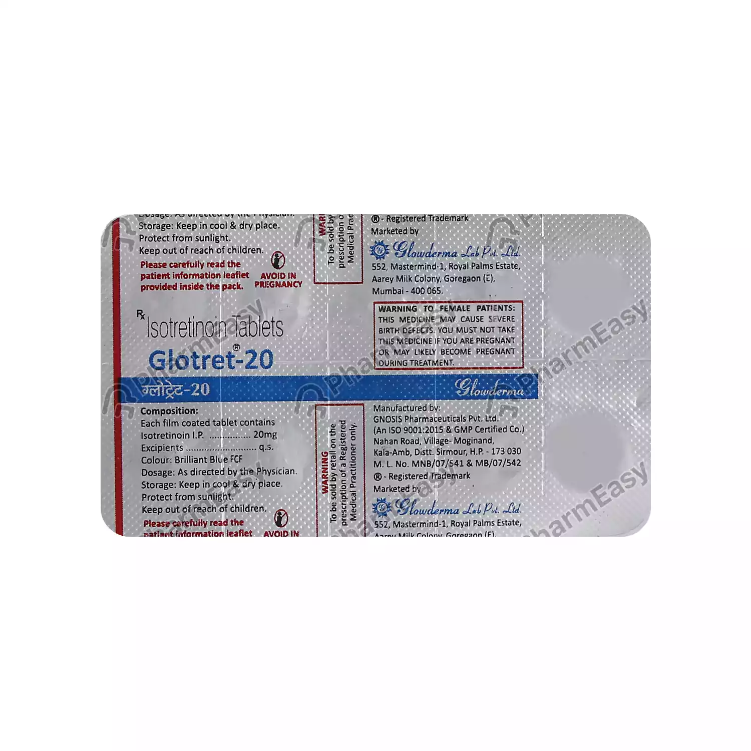 GLOTRET 20MG TAB