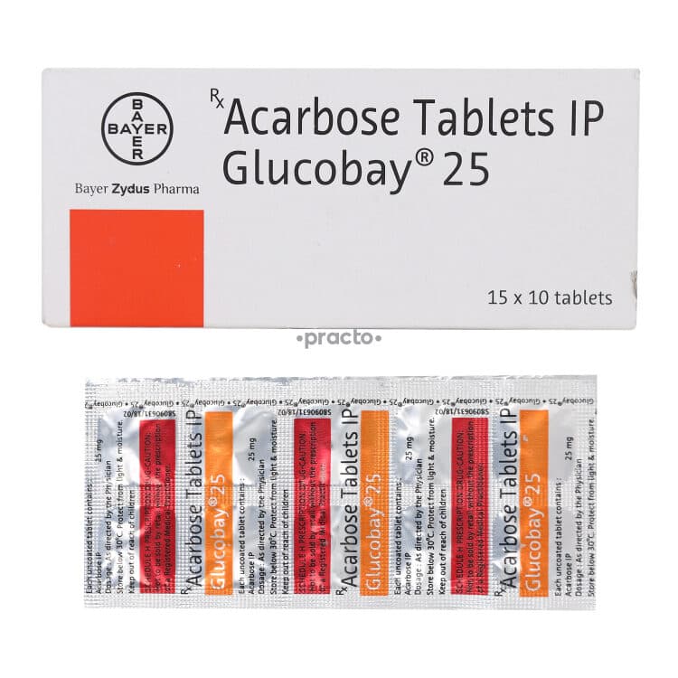 Glucobay 25 Tablet