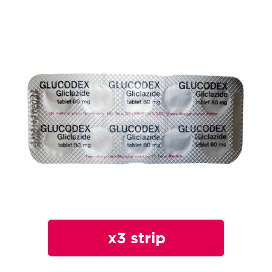 GLUCODEX G 80 TAB