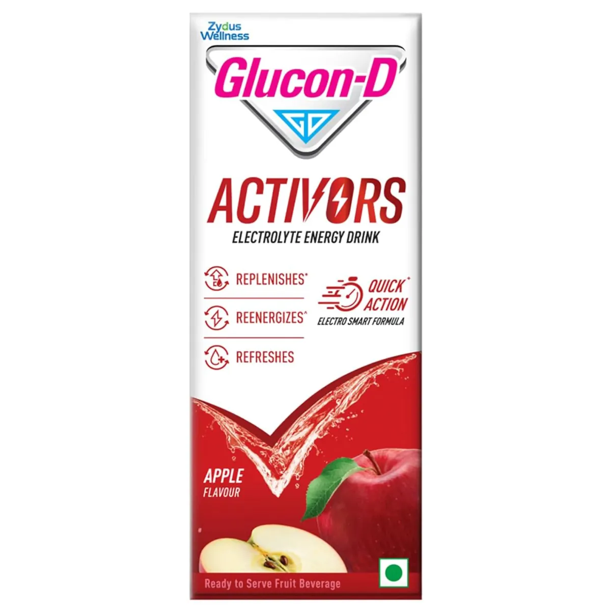 Glucon-D Activors Apple Flv