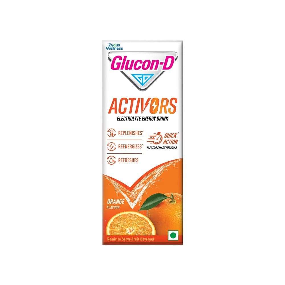 Glucon-D Activors Orange Flv