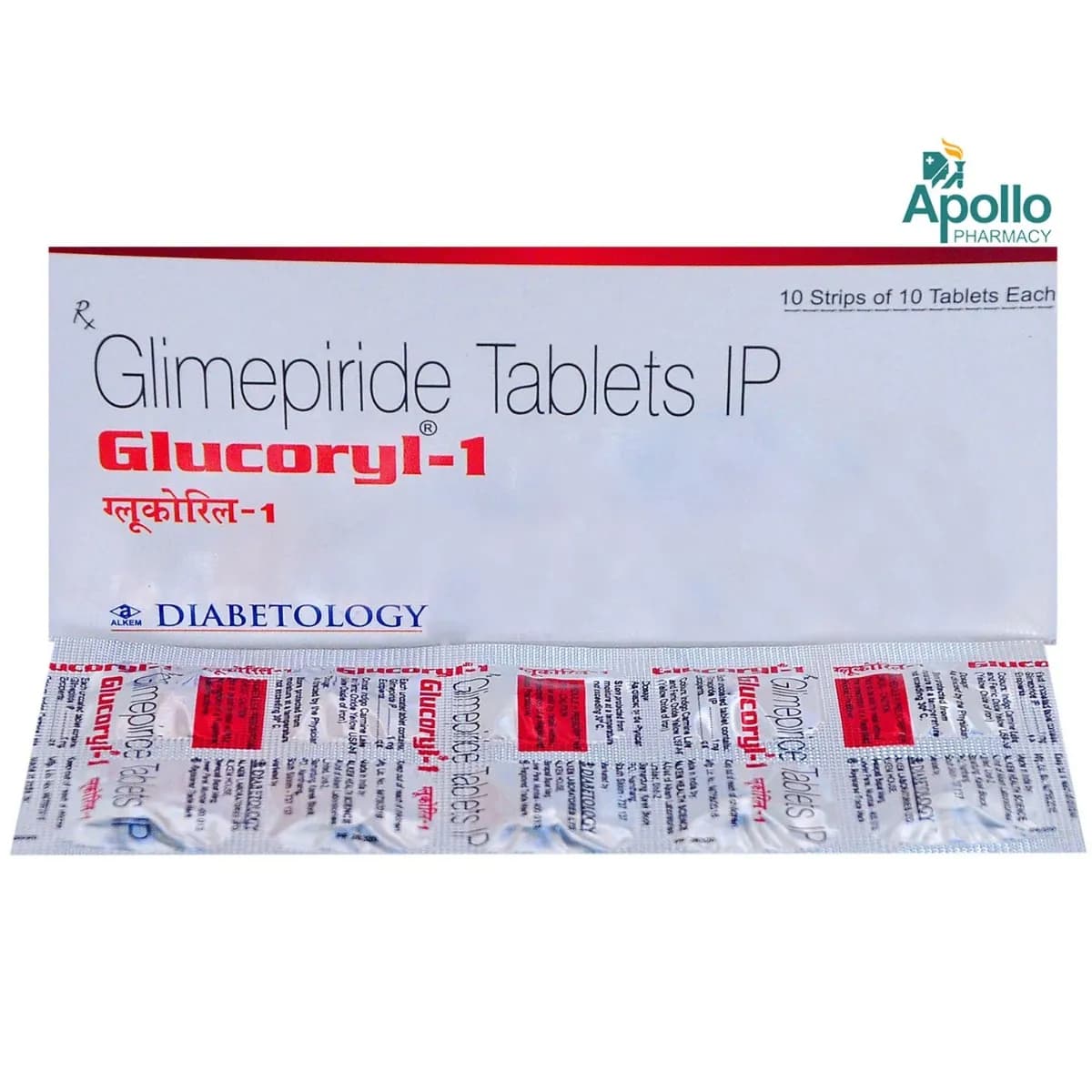 GLUCORYL 1MG TAB 10`S