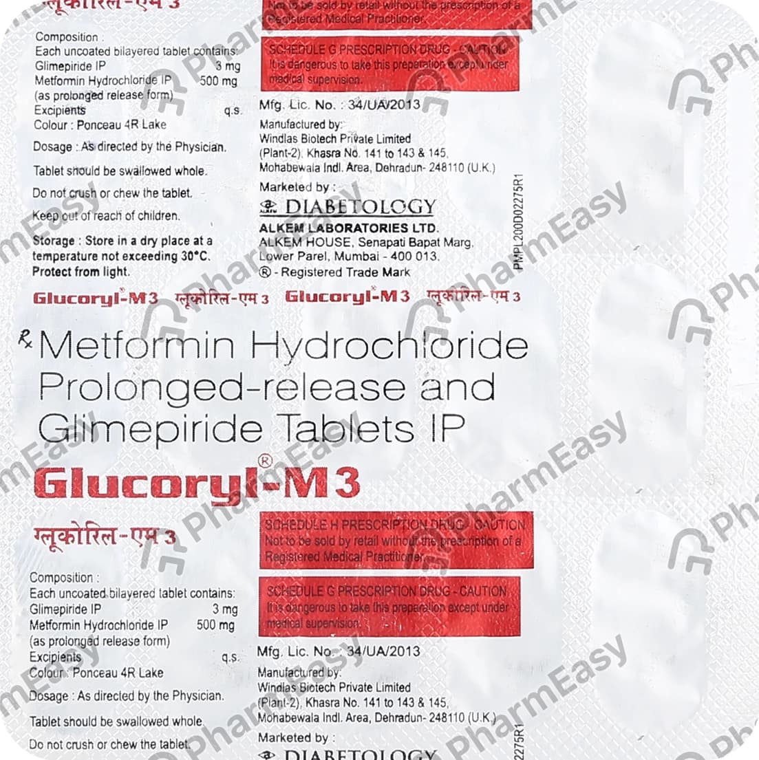 GLUCORYL M3 TAB