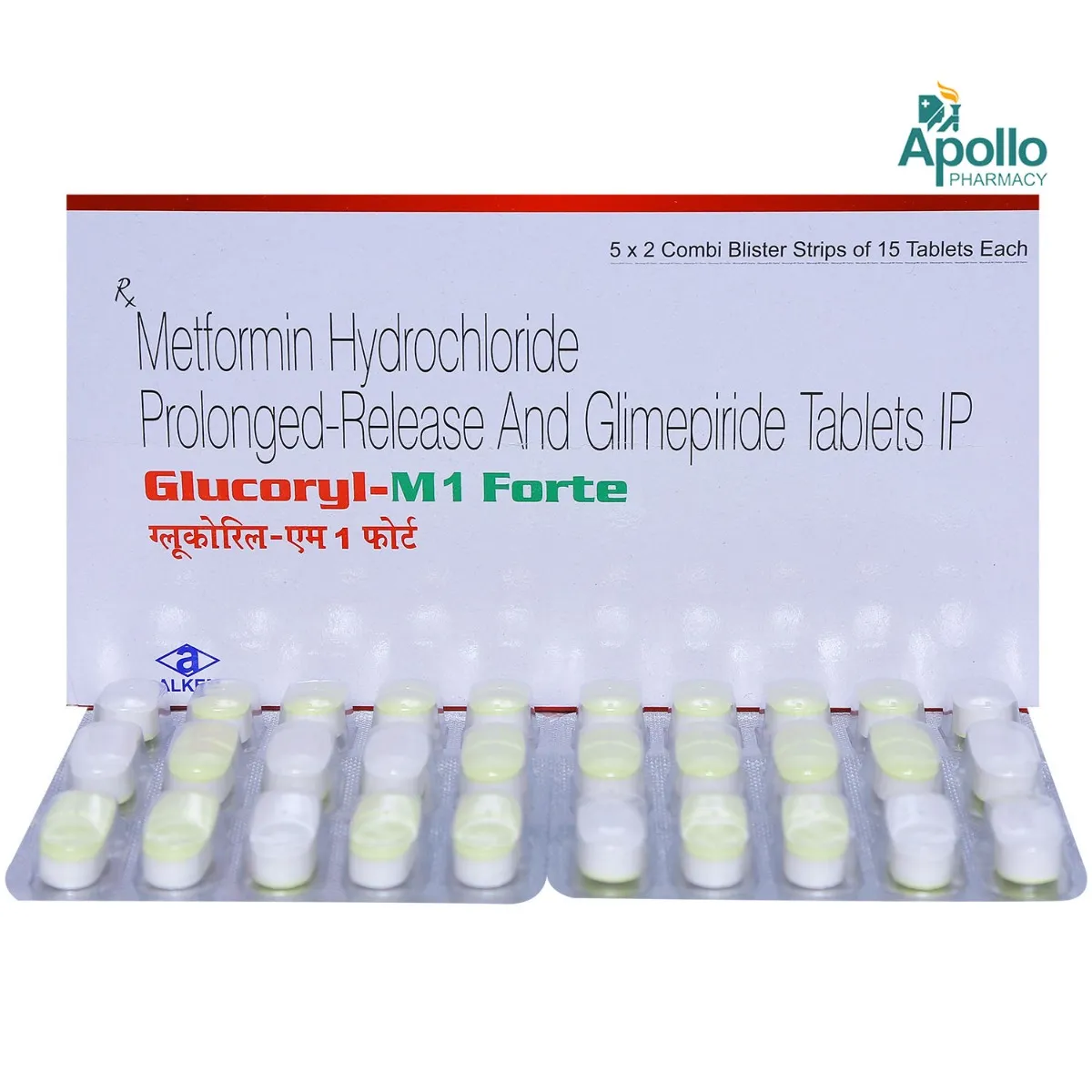 GLUCORYL MD 1 FORTE TAB