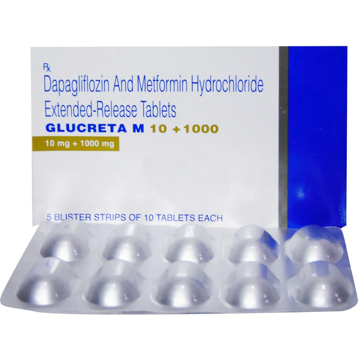 GLUCRETA GM 2/10/1000 TAB